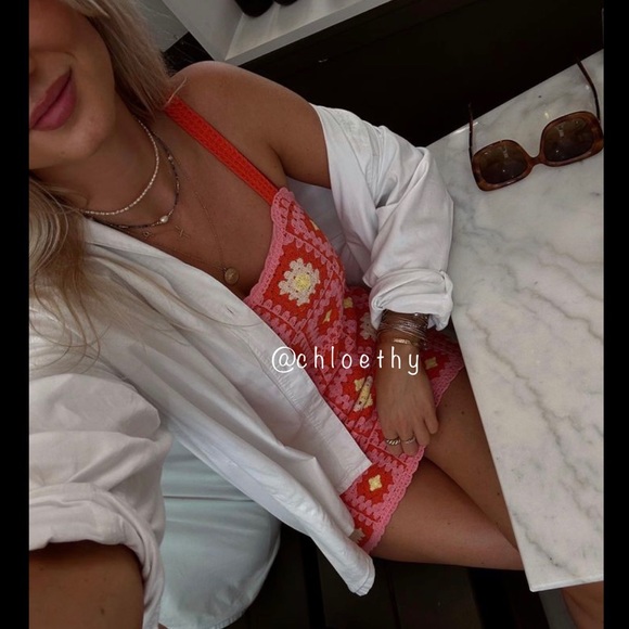 Zara CROCHET MINI DRESS - Picture 10 of 16